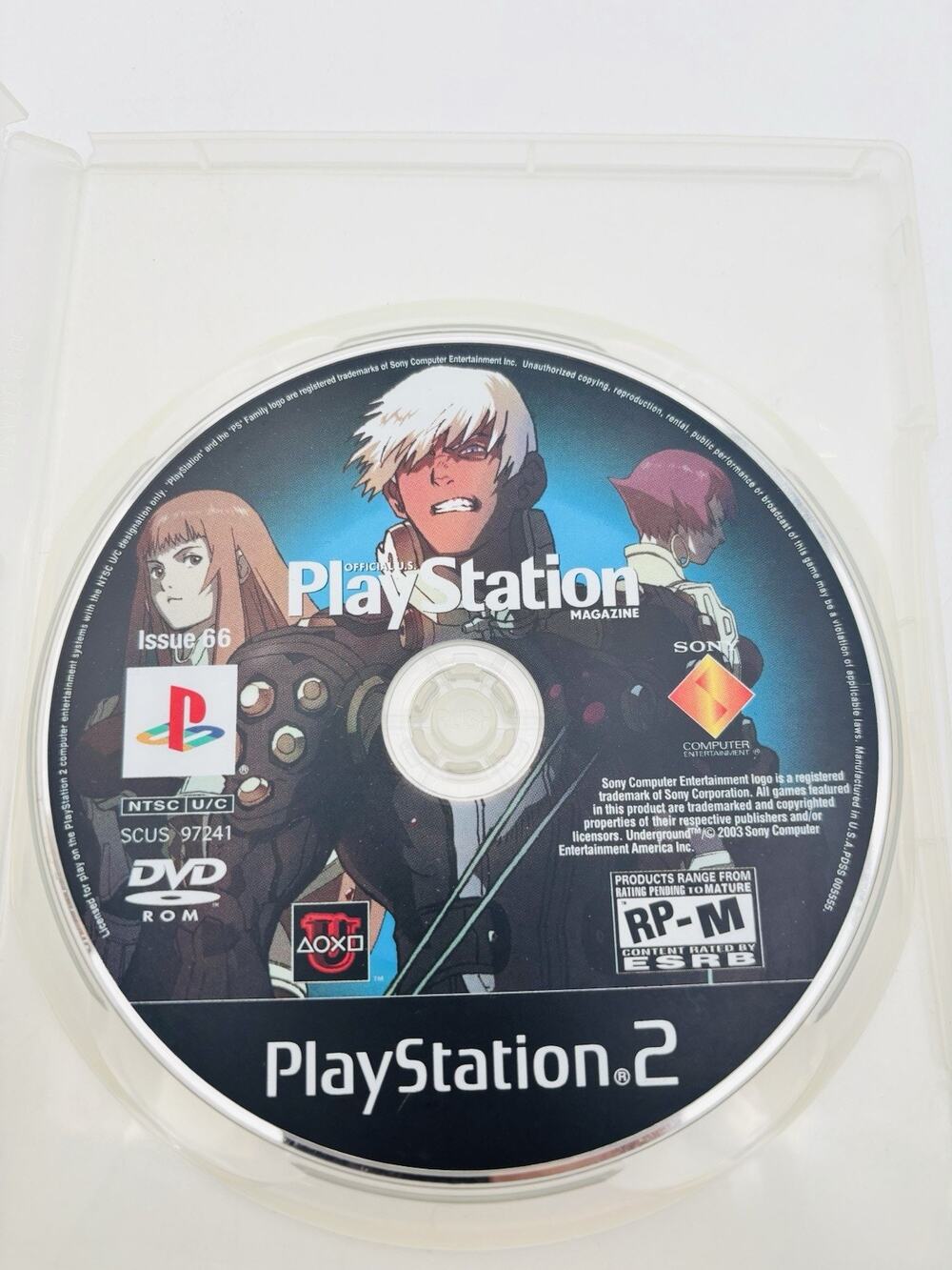 PlayStation Magazine Issue 66 Demo Disc PlayStation 2 SCUS 97241 2003 Tested